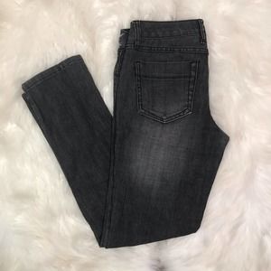 ZD Premium Woman's Black Skinny Leg Stretchy Jeans Sz 7